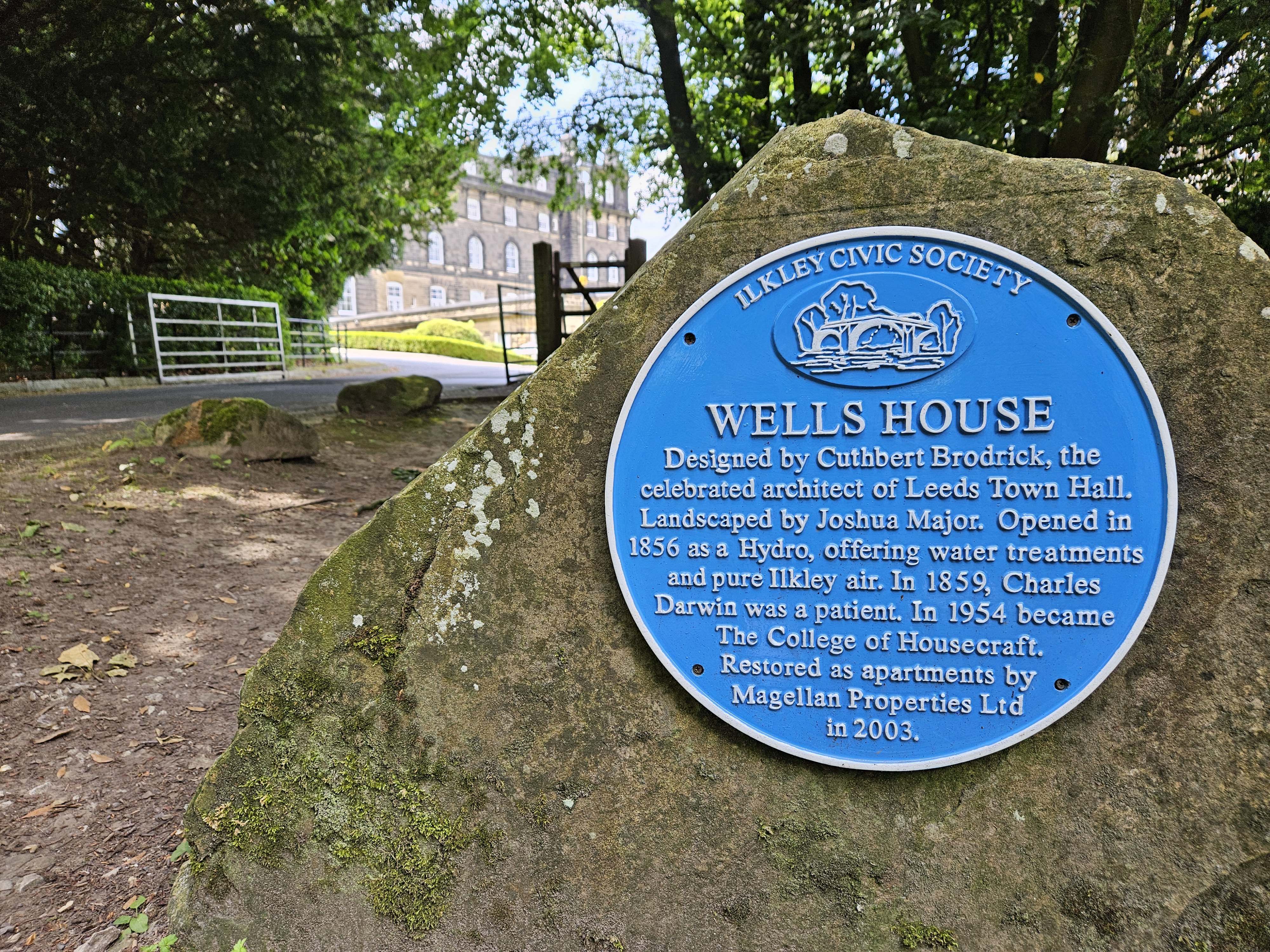 Wells House sign